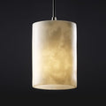 Porch Den Forestel Cloud Resin Shade Brushed Nickel 1 Light Mini Pendant