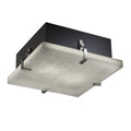 Justice Design Group Clouds Clips 2 Light Brushed Nickel Flush Mount