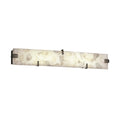 Justice Design Group Alabaster Rocks Clips 36 Inch Dark Bronze Ada Wall Bath Bar