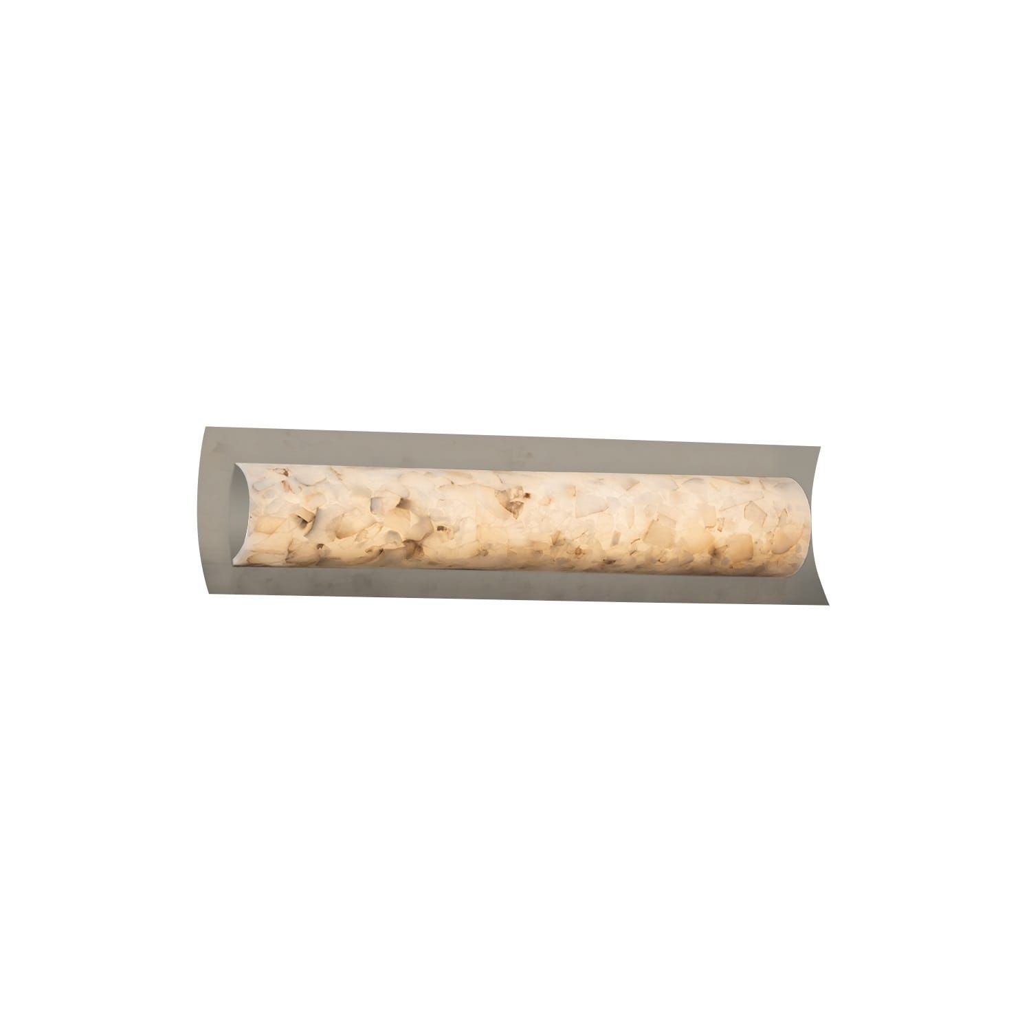Justice Design Group Alabaster Rocks Lineate 22 Inch Brushed Nickel Ada Wall Bath Bar