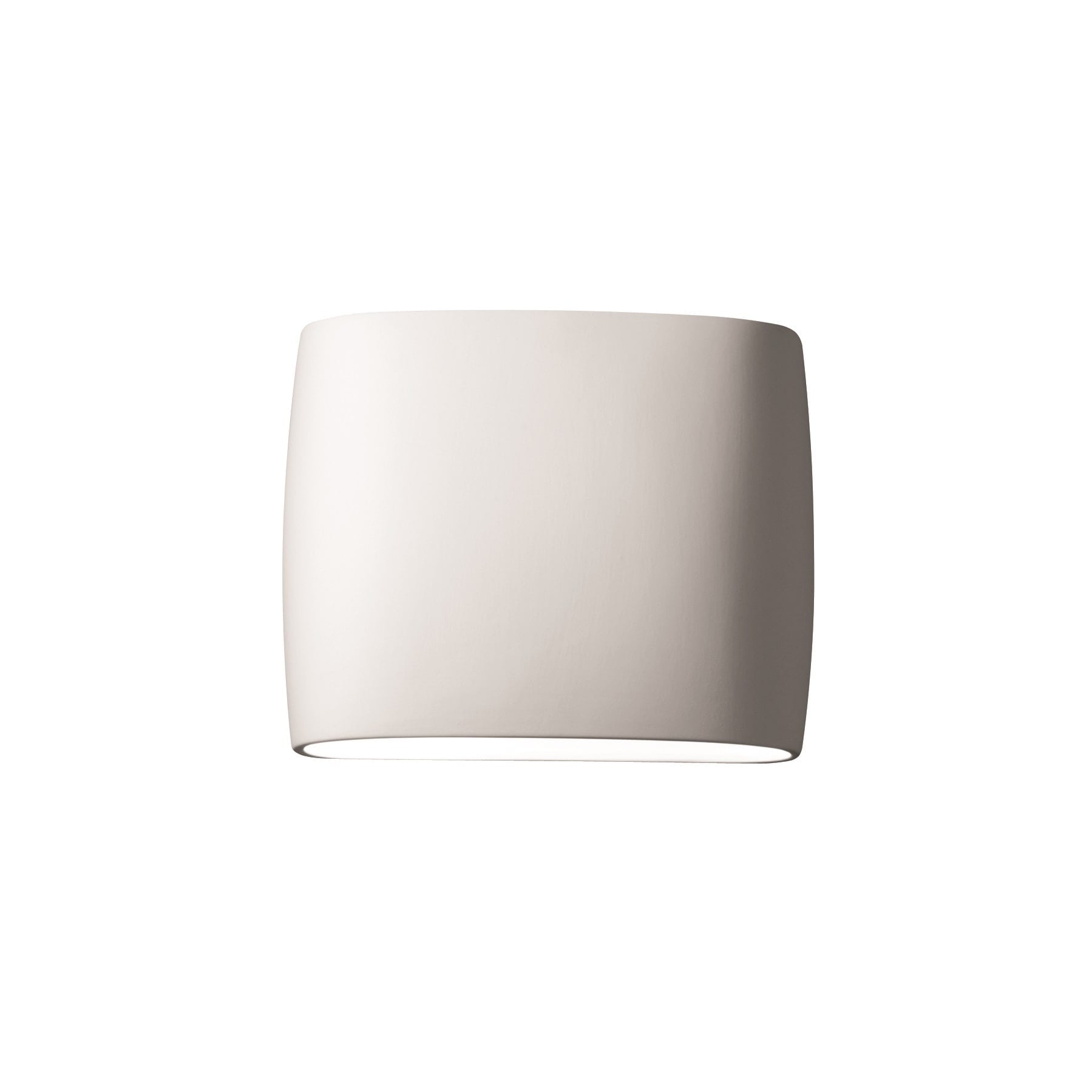 Justice Design Group Ambiance Ada Bisque Wide Wall Sconce