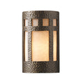 Justice Design Group Ambiance Ada Brass Small Prairie Window Wall Sconce
