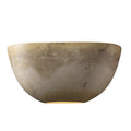 Justice Design Group Ambiance Ada Greco Travertine Pocket Wall Sconce