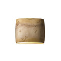 Justice Design Group Ambiance Ada Greco Travertine Wide Wall Sconce
