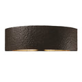 Justice Design Group Ambiance Ada Iron Outdoor Arc Wall Sconce
