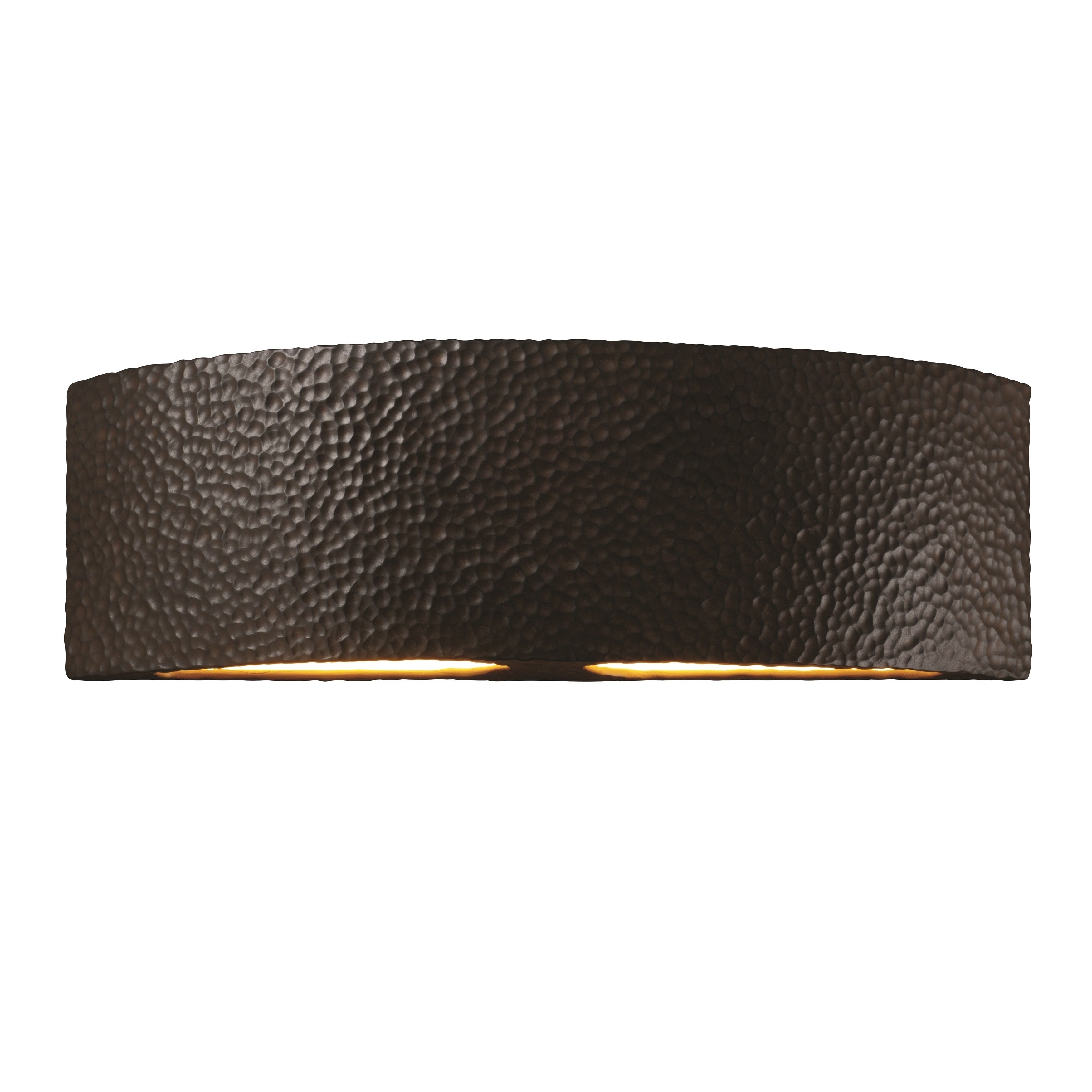 Justice Design Group Ambiance Ada Iron Outdoor Arc Wall Sconce