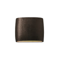 Justice Design Group Ambiance Ada Iron Wide Wall Sconce