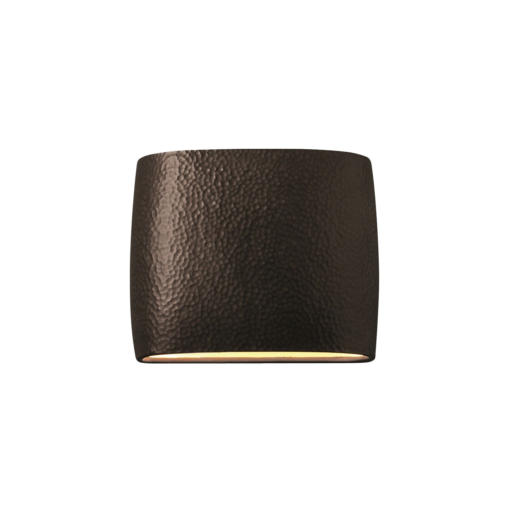 Justice Design Group Ambiance Ada Iron Wide Wall Sconce