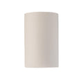 Justice Design Ambiance Ada Outdoor Large Ceramic Cylinder Wall Sconce With Open Top Bottom