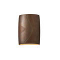 Justice Design Group Ambiance Ada Tierra Red Slate Wall Sconce