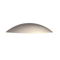Justice Design Ambiance Bisque Ada Outdoor Small Ceramic Sliver Downlight Wall Sconce