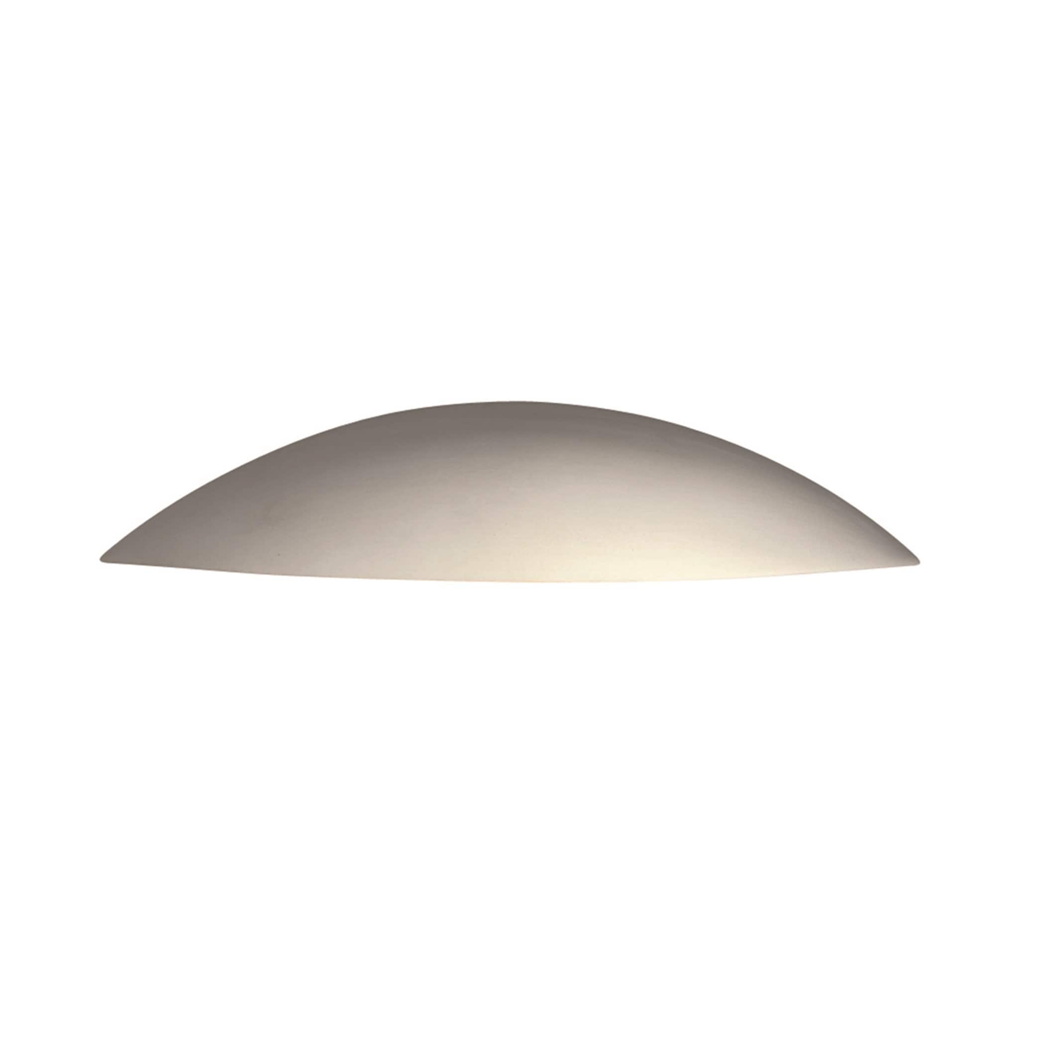 Justice Design Ambiance Bisque Ada Outdoor Small Ceramic Sliver Downlight Wall Sconce
