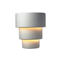 Justice Design Group Ambiance Bisque Outdoor Large Terrance Wall Sconce