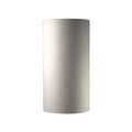 Justice Design Group Ambiance Bisque Outdoor Really Big Closed Top Cylinder Wall Sconce