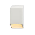 Porch Den Devonwood Bisque Tapered Rectangular 1 Light Small Led Wall Sconce