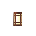 Justice Design Group Ambiance Hammered Copper Large Craftsman Window Wall Sconce