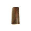 Justice Design Group Ambiance Harvest Yellow Slate Outdoor Really Big Cylinder Wall Sconce