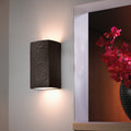 Copper Grove Stein Small Rectangular Iron Wall Sconce