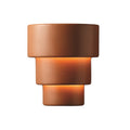Justice Design Group Ambiance Terra Cotta Large Terrance Wall Sconce