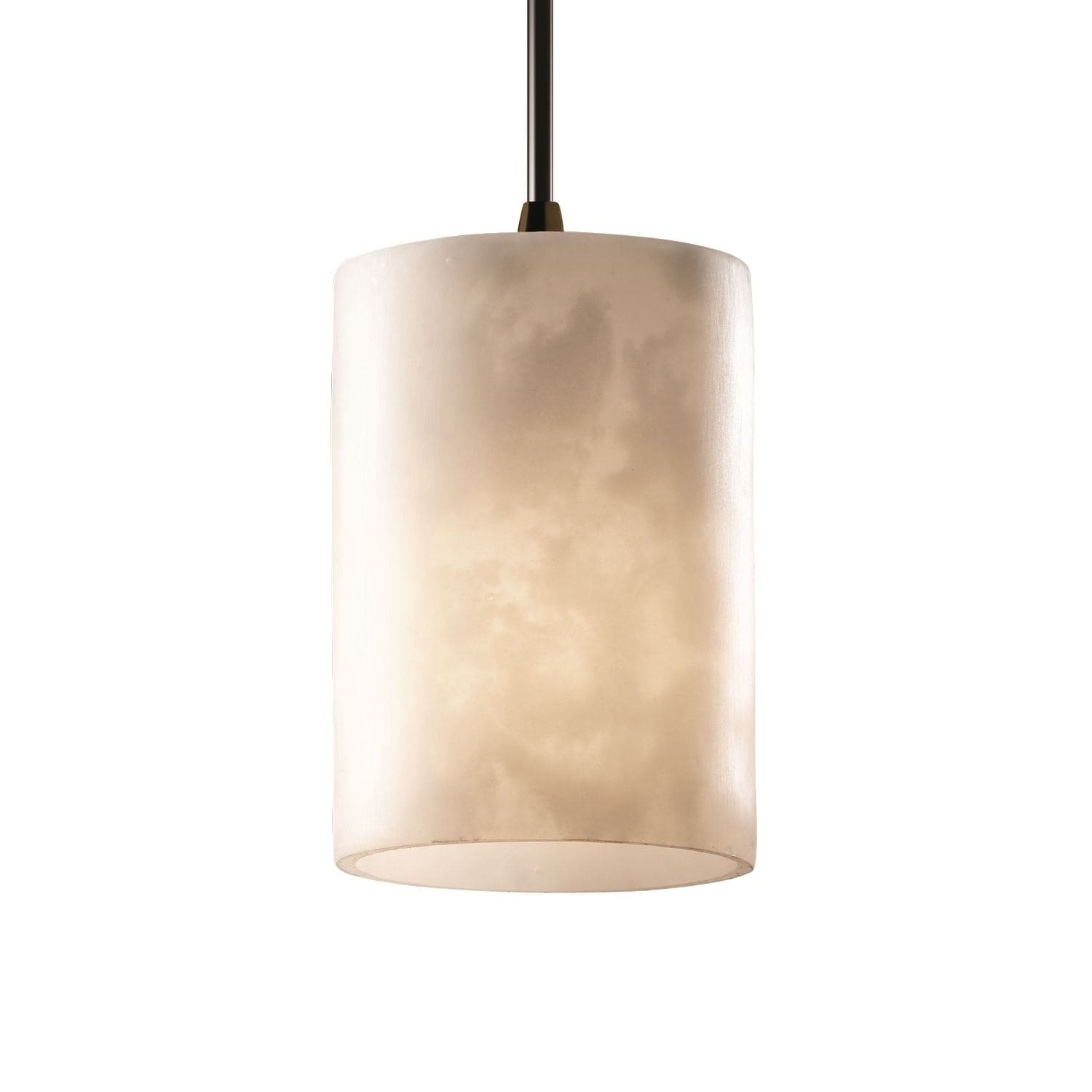 Justice Design Group Clouds 1 Light Dark Bronze Pendant