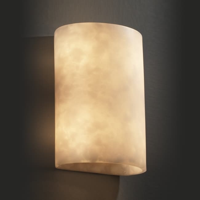 Justice Design Group Clouds 2 Light Ada No Metal Small Wall Sconce