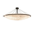 Justice Design Clouds Ring 16 Light Dark Bronze Round Bowl Semi Flush