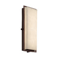 Justice Design Group Clouds Avalon Dark Bronze Ada Outdoor Led Wall Sconce
