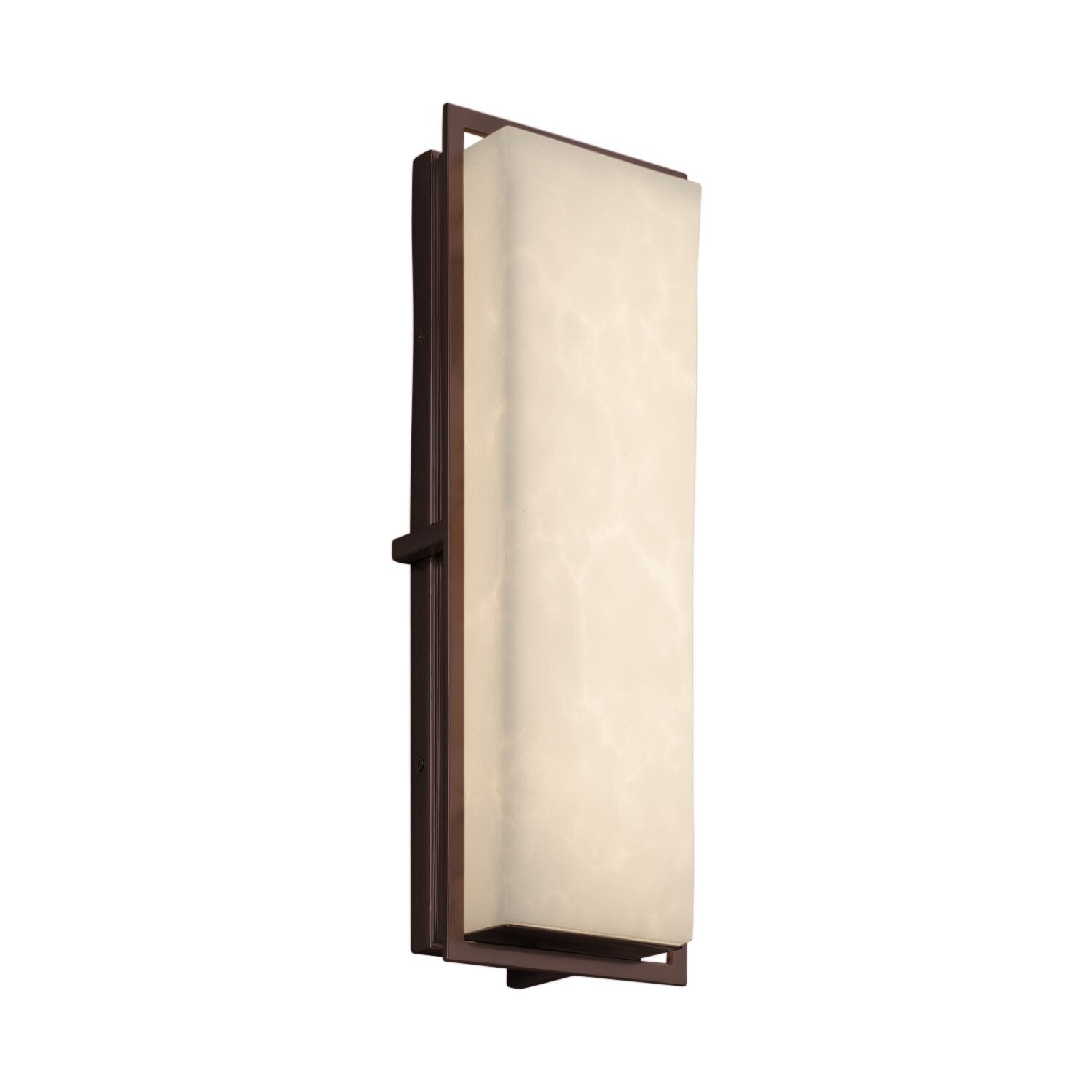 Justice Design Group Clouds Avalon Dark Bronze Ada Outdoor Led Wall Sconce
