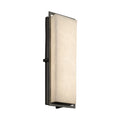Justice Design Group Clouds Avalon Matte Black Ada Outdoor Led Wall Sconce
