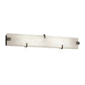 Justice Design Group Clouds Clips 36 Inch Dark Bronze Ada Linear Wall Bath Bar