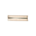 Justice Design Group Clouds Contour 21 Inch Brushed Nickel Ada Led Wall Bath Bar