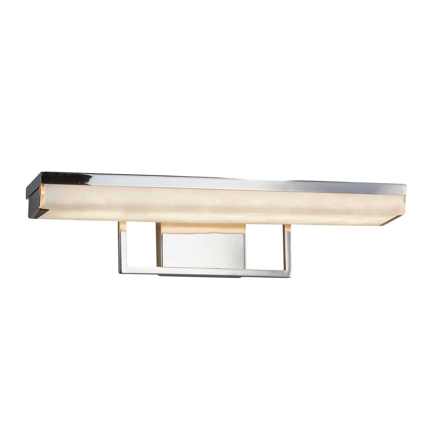 Copper Grove Eindhoven 20 Inch Polished Chrome Led Linear Bath Light With Cloud Shade