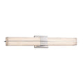 Justice Design Group Clouds Era Polished Chrome 30 Inch Led Linear Wall Bath Light Clouds Shade