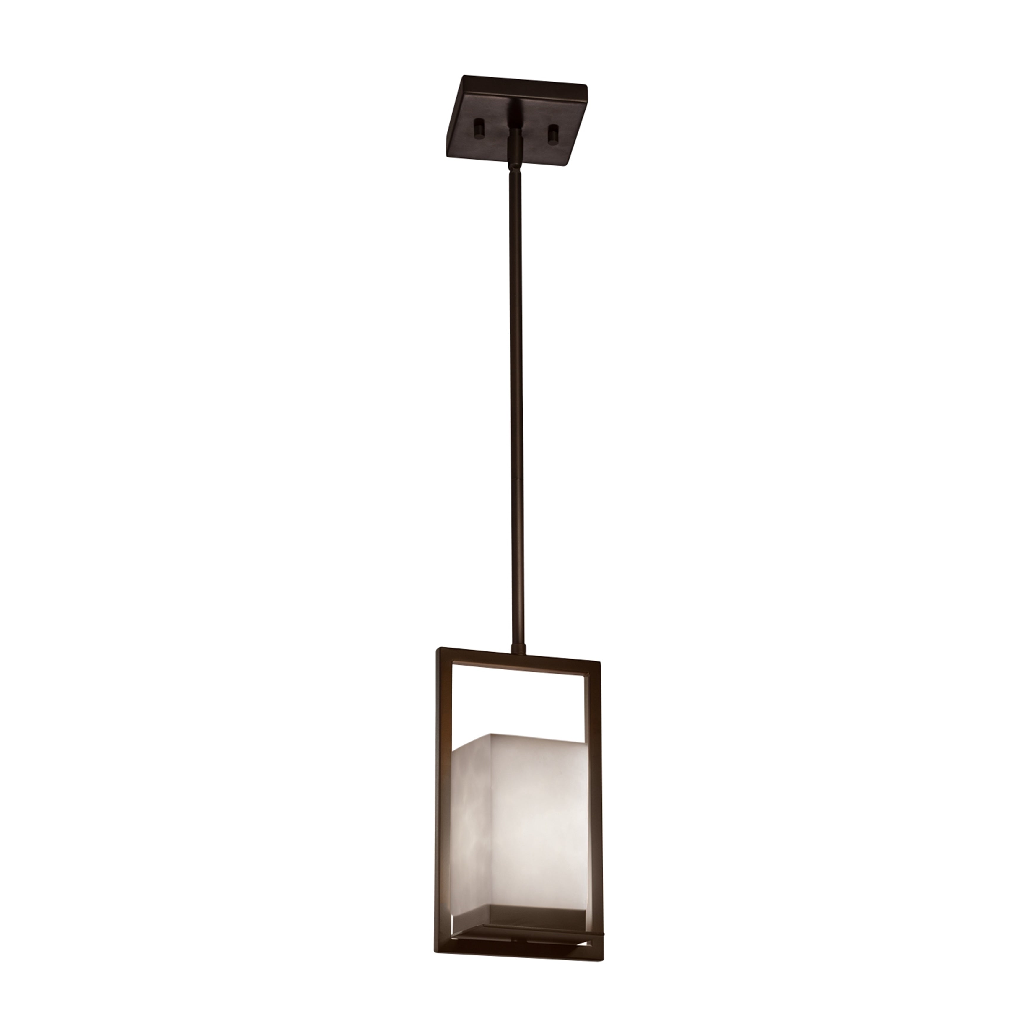 Justice Design Group Clouds Laguna 1 Light Dark Bronze Led Outdoor Pendant Clouds Shade