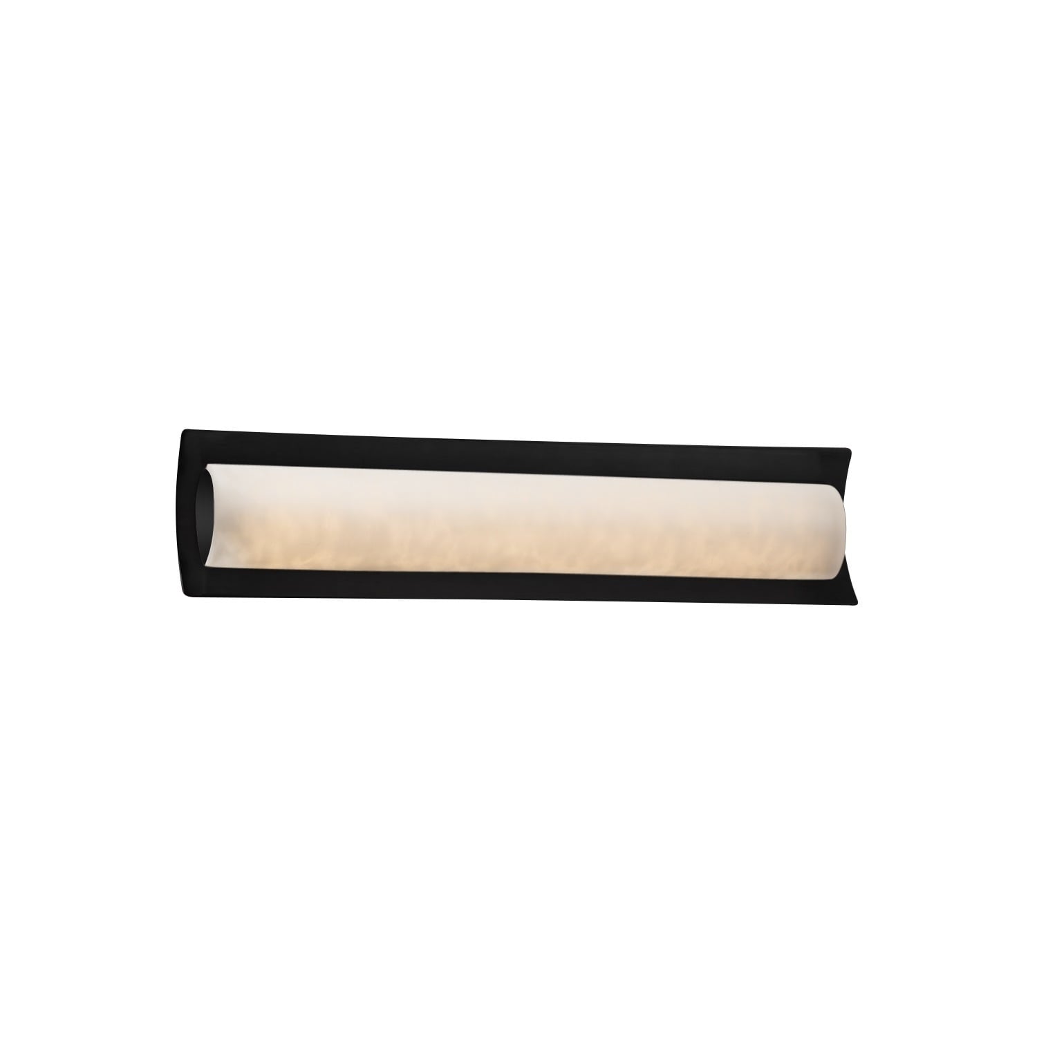 Justice Design Group Clouds Lineate 22 Inch Matte Black Ada Led Wall Bath Bar