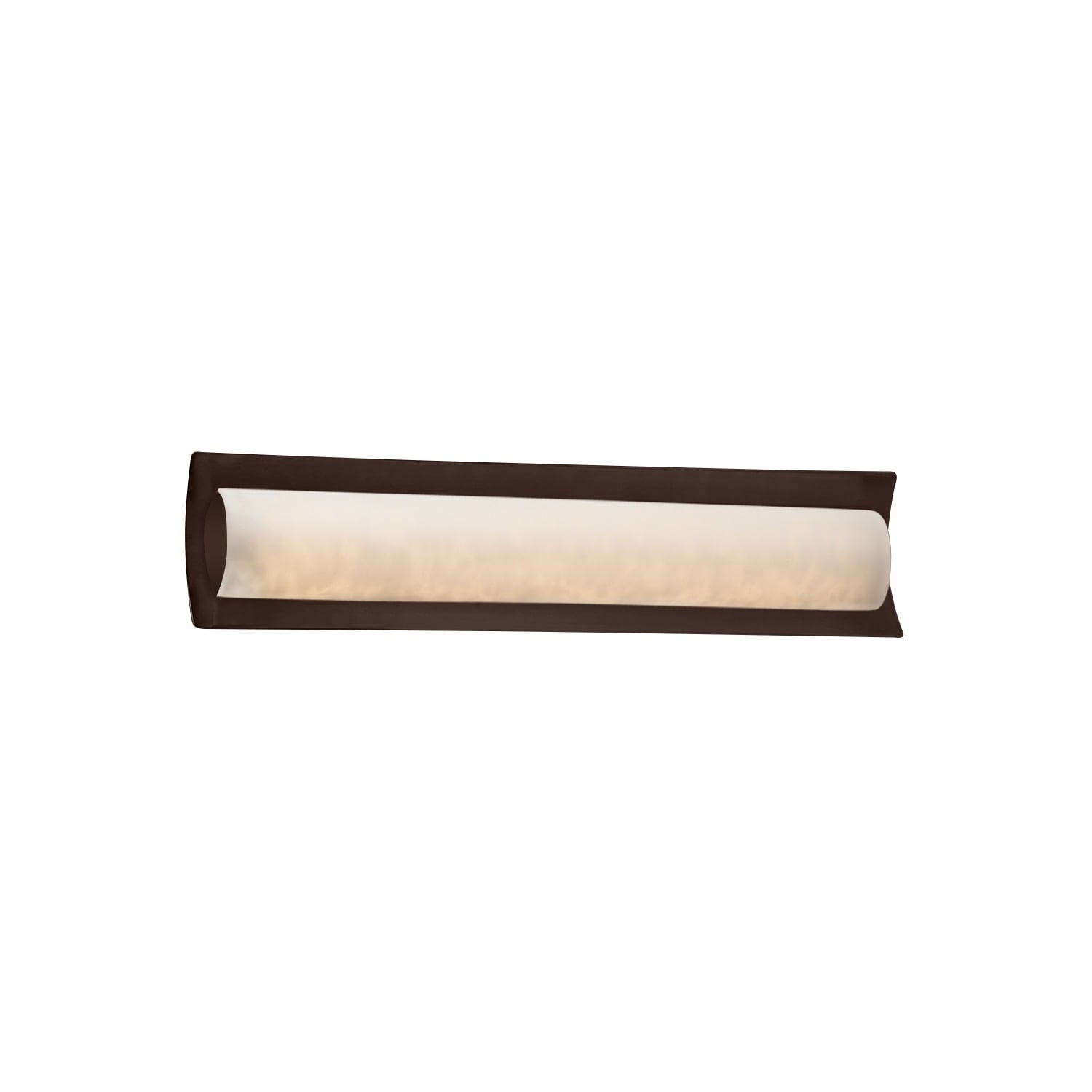 Justice Design Group Clouds Lineate 22 Inch Dark Bronze Ada Led Wall Bath Bar
