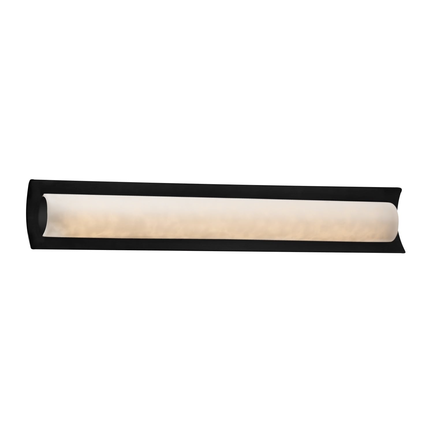 Justice Design Group Clouds Lineate 30 Inch Matte Black Ada Led Wall Bath Bar