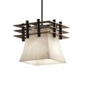 Justice Design Group Clouds Metropolis Small 3 Flat Bar Pendant Square Flared