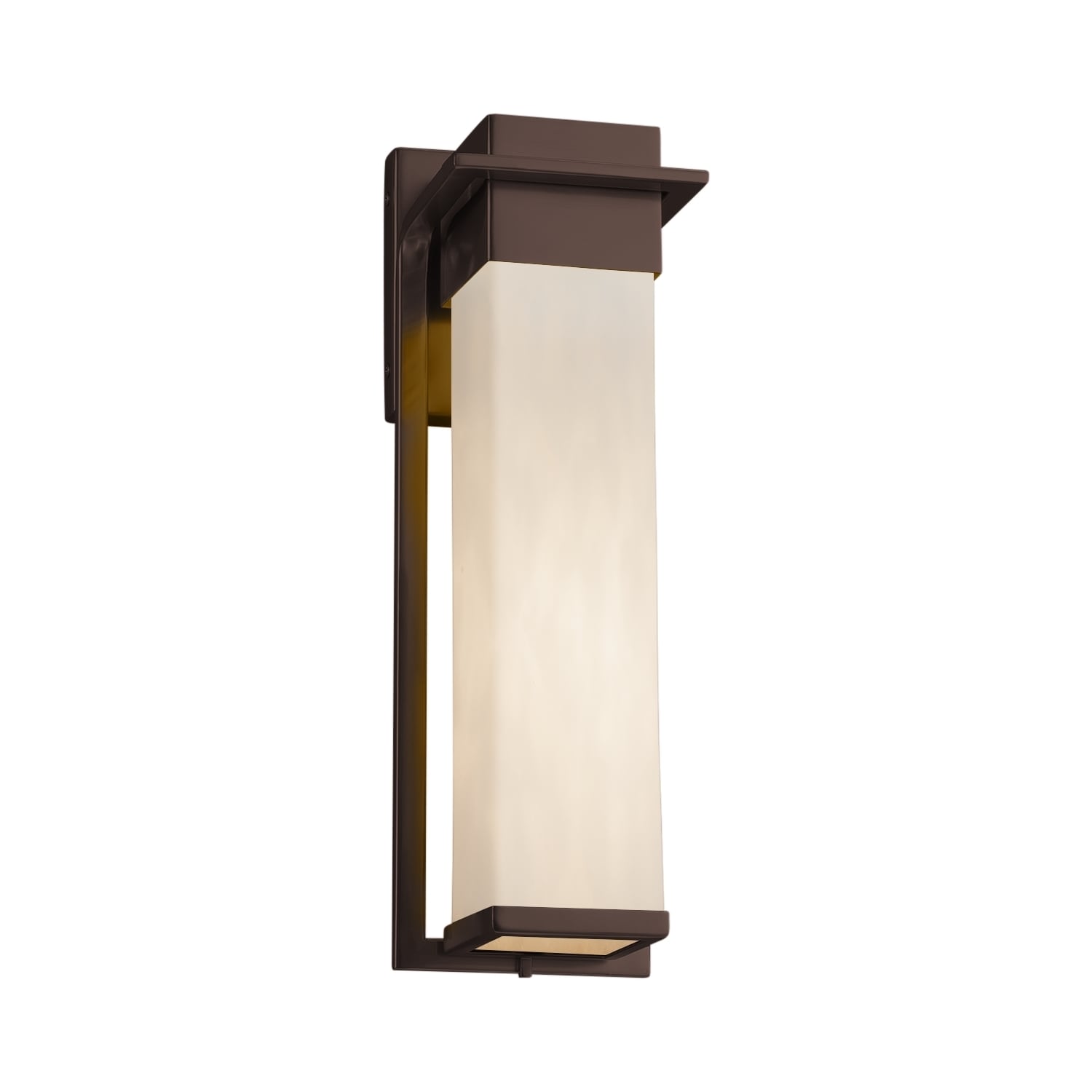 Justice Design Group Clouds Pacific Dark Bronze Outdoor Led Wall Sconce