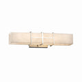 Justice Design Group Clouds Structure Polished Chrome Led Wall Bath Bar
