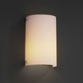 Justice Design Group Fusion Finials 2 Light Polished Chrome Wall Sconce Cylinder Opal Shade