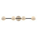 Justice Design Fusion Centric 4 Light Bath Bar With Opal Glass Shade