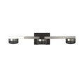 Justice Design Fusion Puck 3 Light Led Bath Bar With Opal Glass Shade