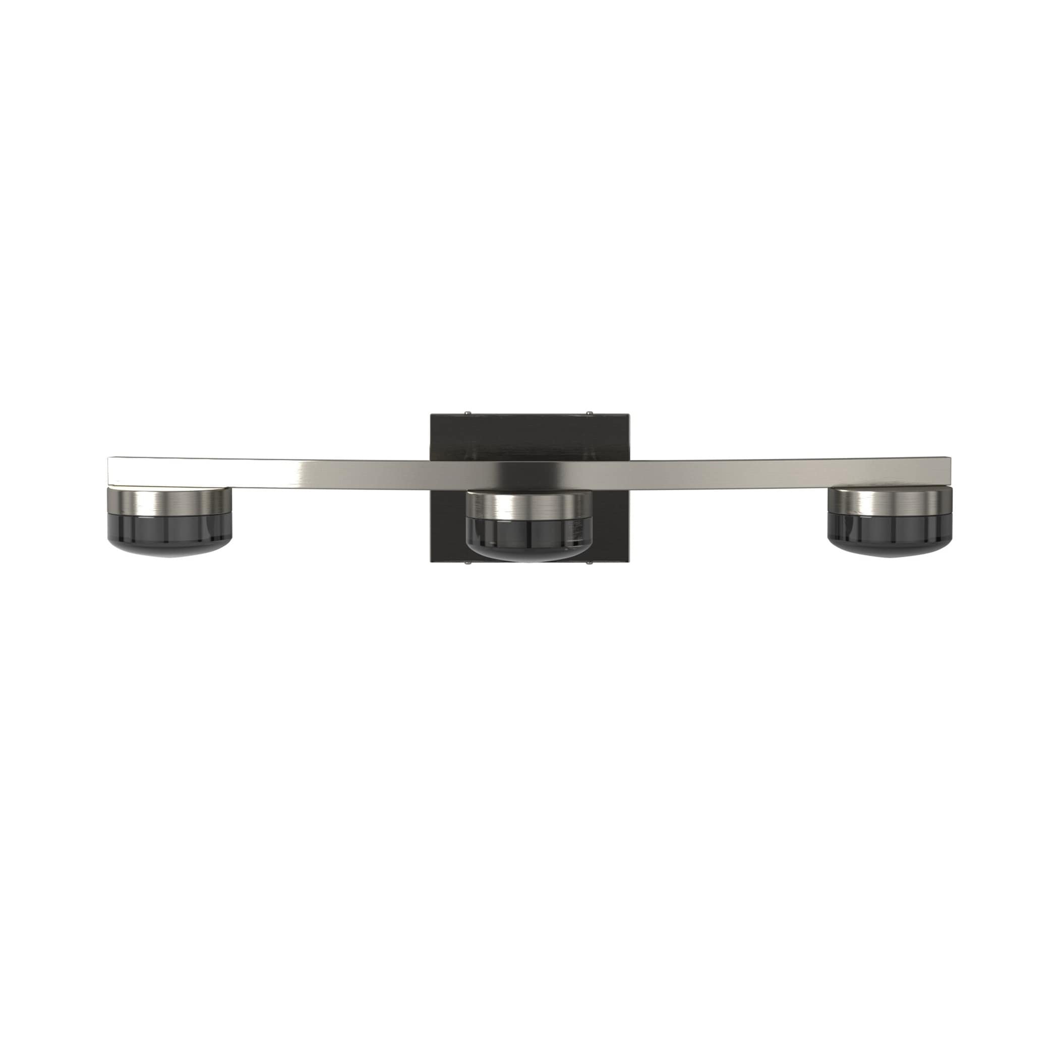 Justice Design Fusion Puck 3 Light Led Bath Bar With Opal Glass Shade