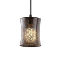 Justice Design Group Fusion 1 Light Dark Bronze Pendant