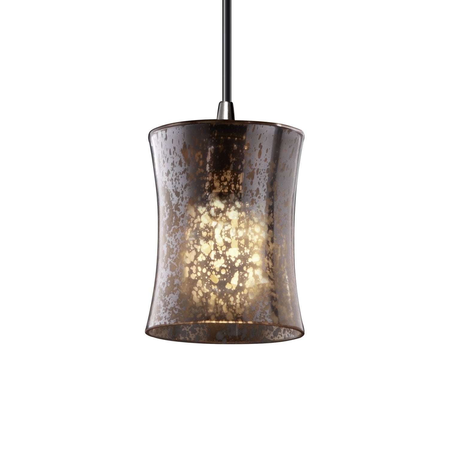 Justice Design Group Fusion 1 Light Polished Chrome Pendant