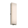 Justice Design Group Fusion Avalon 24 Inch Brushed Nickel Ada Led Outdoor Wall Sconce Opal Shade