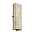 Justice Design Group Fusion Avalon Brushed Nickel Ada Led Outdoor Wall Sconce Mercury Shade