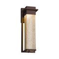 Justice Design Group Fusion Pacific Dark Bronze Outdoor Wall Sconce Mercury Shade