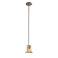 Justice Design Group Lumenaria 1 Light Brushed Nickel Mini Pendant